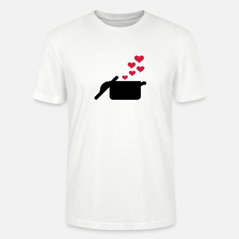 Kochen - Stanley/Stella Unisex Bio-T-Shirt CRAFTER - Weiß