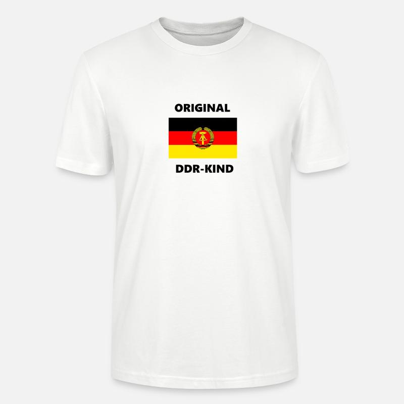 Original DDR Kind - Stanley/Stella Unisex Bio-T-Shirt CRAFTER - Weiß