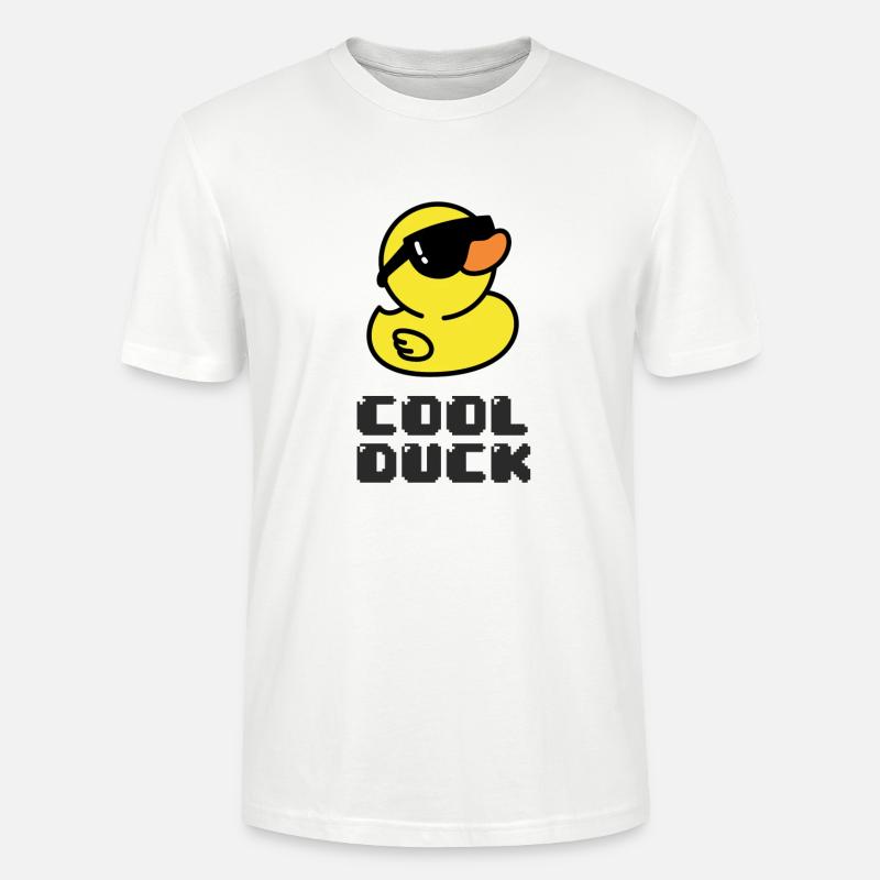COOL DUCK - Stanley/Stella Unisex Bio-T-Shirt CRAFTER - Weiß