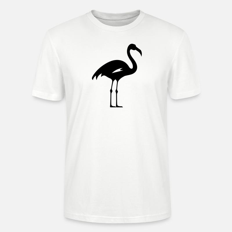 Flamingo - Stanley/Stella Unisex Bio-T-Shirt CRAFTER - Weiß