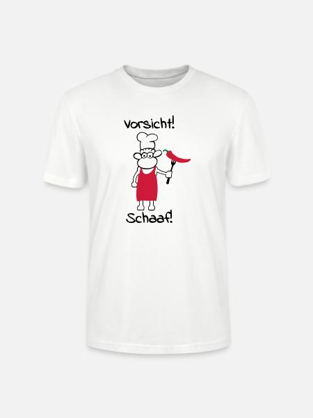 Caution schaaf! - Stanley/Stella CRAFTER Unisex Organic T-Shirt - white