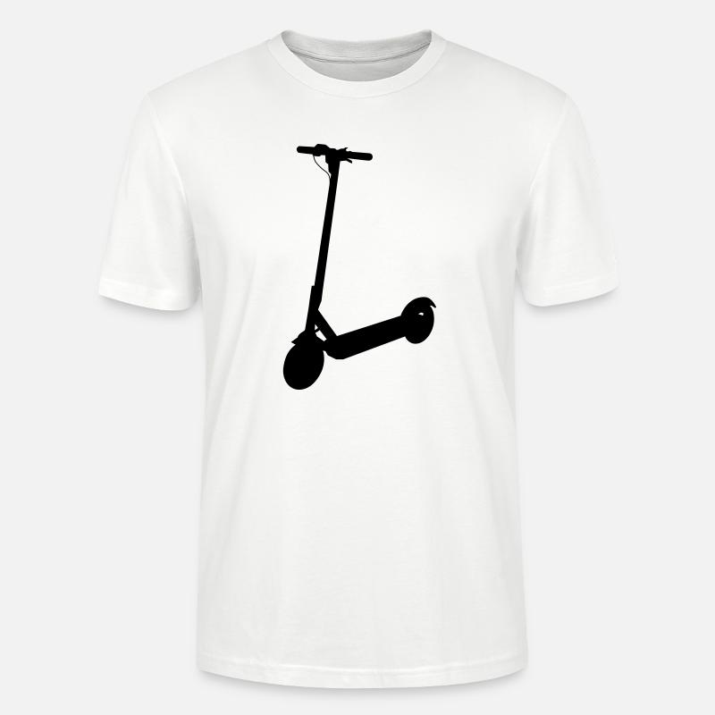 E-Scooter Elektro-Roller - Stanley/Stella Unisex Bio-T-Shirt CRAFTER - Weiß