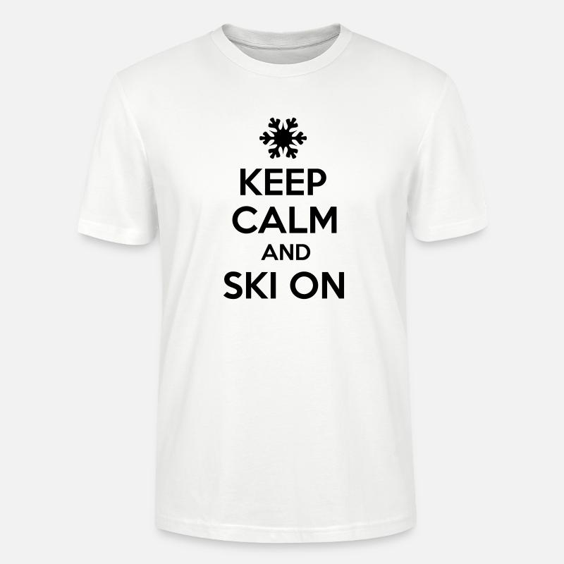 Ski - Stanley/Stella Unisex Bio-T-Shirt CRAFTER - Weiß