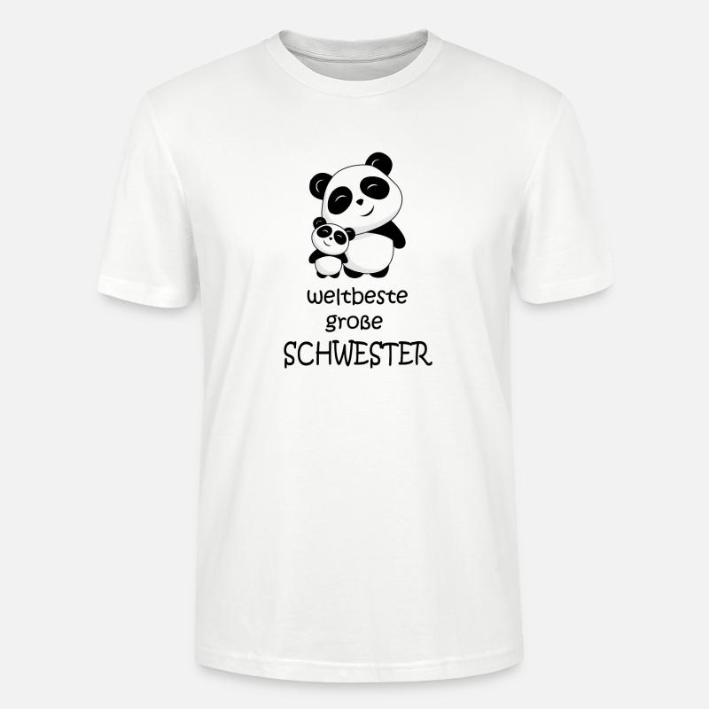 weltbeste große Schwester - Stanley/Stella Unisex Bio-T-Shirt CRAFTER - Weiß