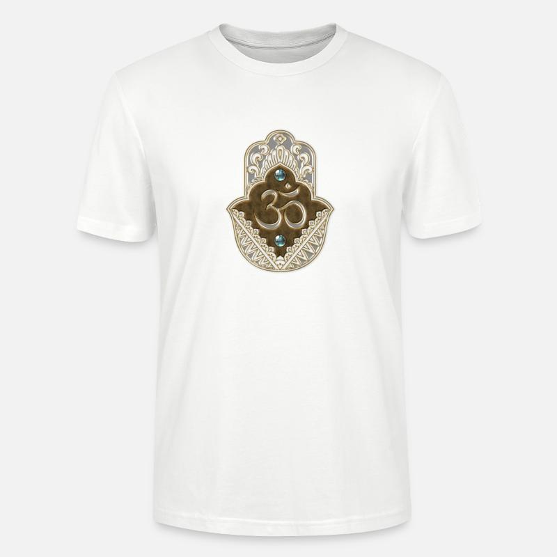 Das elegante Ohm-Zeichen. - Stanley/Stella Unisex Bio-T-Shirt CRAFTER - Weiß