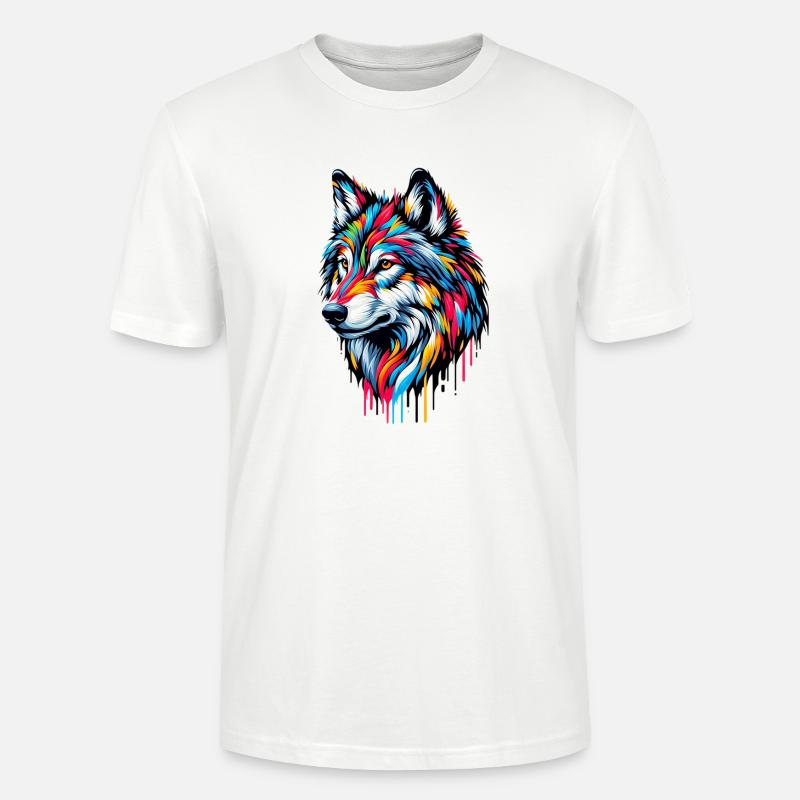 Wolf - Stanley/Stella Unisex Bio-T-Shirt CRAFTER - Weiß
