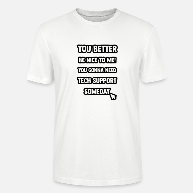 Tech Support - Stanley/Stella Unisex Bio-T-Shirt CRAFTER - Weiß