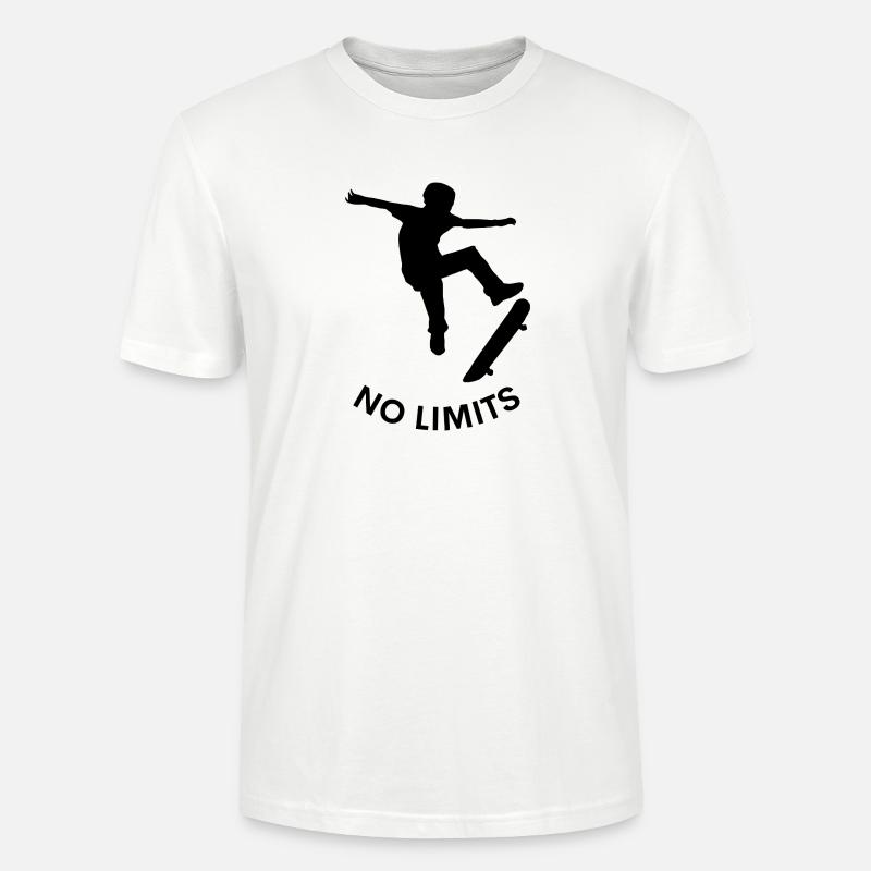No Limits – Skateboard Dreams - Stanley/Stella Unisex Bio-T-Shirt CRAFTER - Weiß