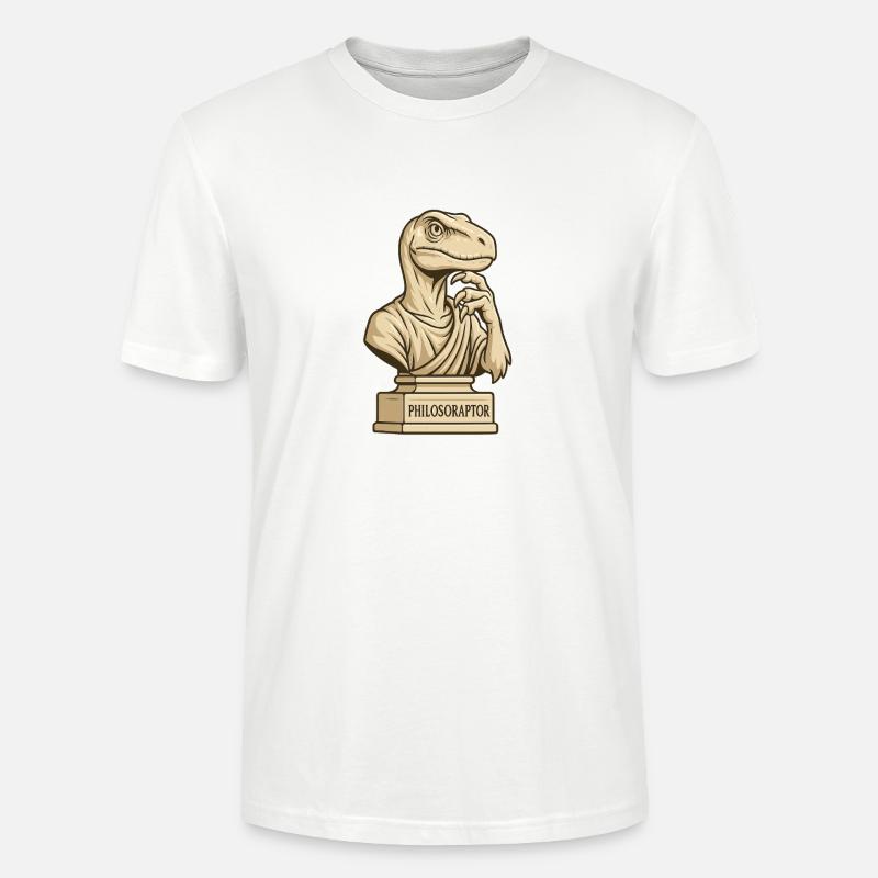 Philosoraptor - T-shirt bio CRAFTER Stanley Stella Unisexe - blanc