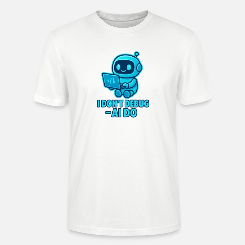 KI Debug: AI übernimmt das Debuggen - Stanley/Stella Unisex Bio-T-Shirt CRAFTER - Weiß