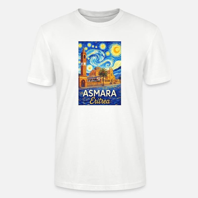 Asmara Eritrea Sternenstadt - Stanley/Stella Unisex Bio-T-Shirt CRAFTER - Weiß