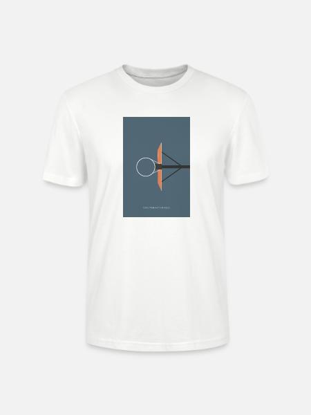 Game From Another Angle – Basketball  - Stanley/Stella Unisex Bio-T-Shirt CRAFTER - Weiß