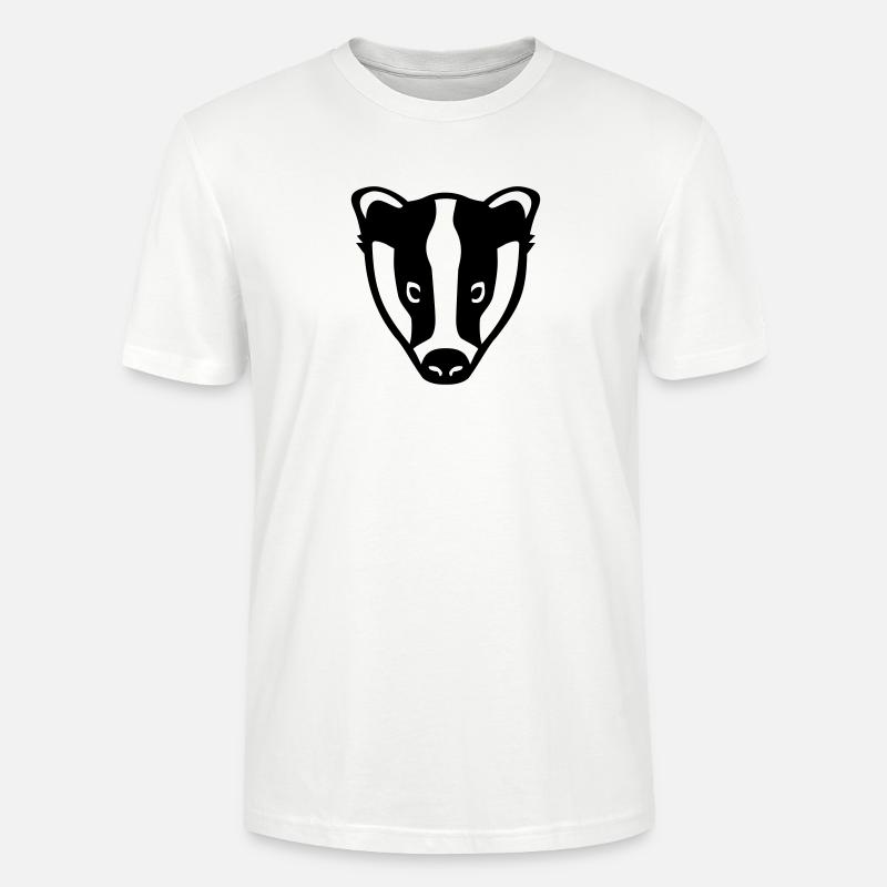 Dachs - Stanley/Stella Unisex Bio-T-Shirt CRAFTER - Weiß