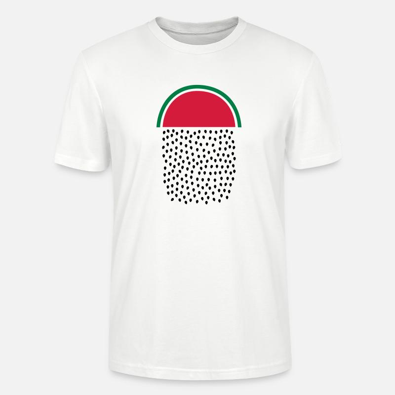 Watermelon Rain - Stanley/Stella Unisex Bio-T-Shirt CRAFTER - Weiß