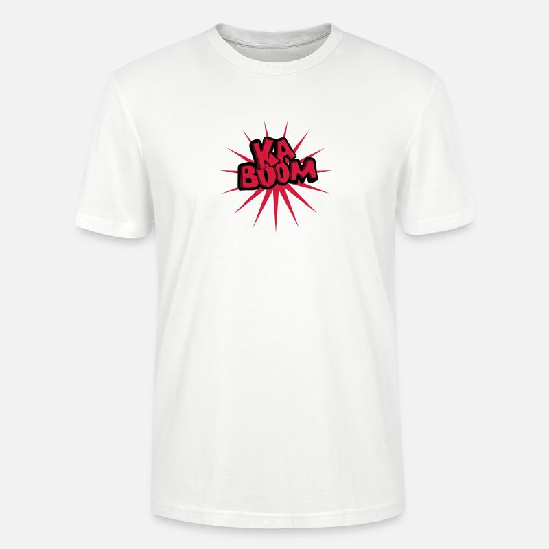 kaboom - Stanley/Stella Unisex Bio-T-Shirt CRAFTER - Weiß