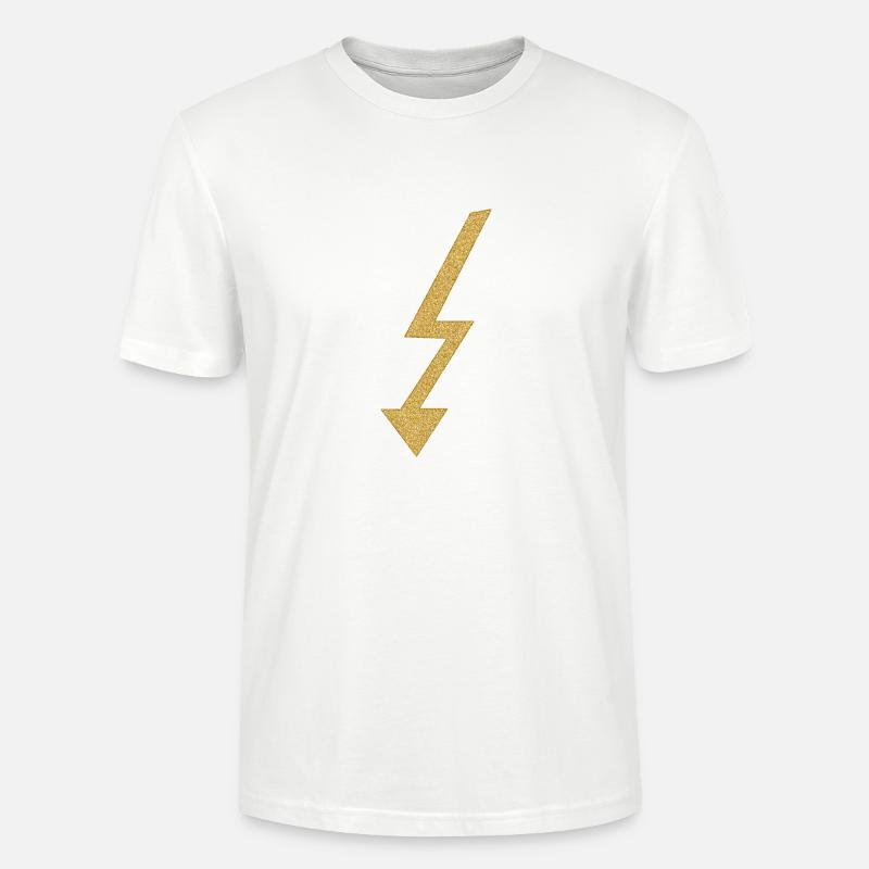 Blitz Blitzableiter - Stanley/Stella Unisex Bio-T-Shirt CRAFTER - Weiß