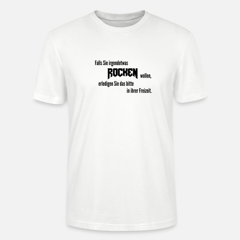 Bürorocker - Stanley/Stella Unisex Bio-T-Shirt CRAFTER - Weiß