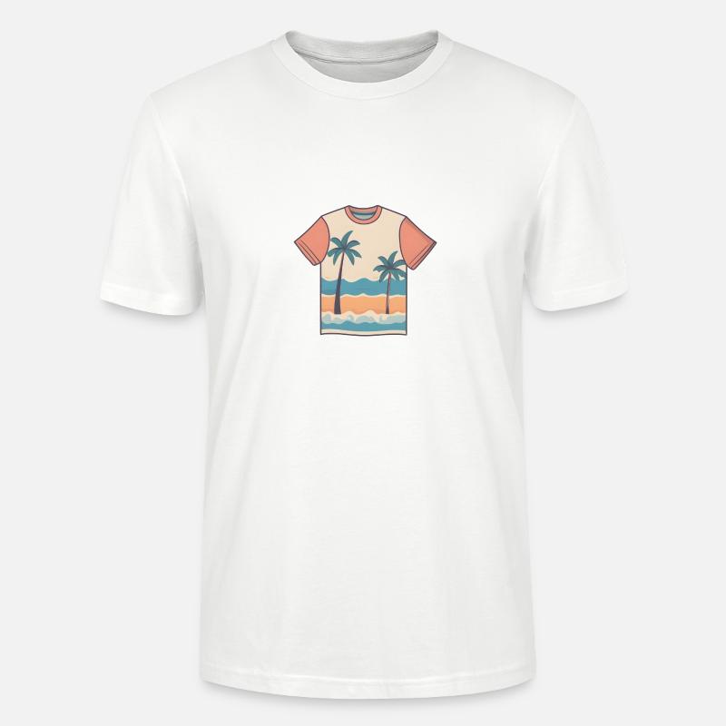 Beachfront Bliss - Stanley/Stella Unisex Bio-T-Shirt CRAFTER - Weiß