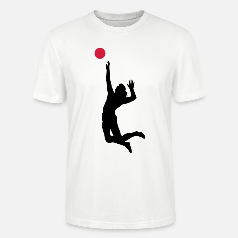 Volleyball - Stanley/Stella Unisex Bio-T-Shirt CRAFTER - Weiß