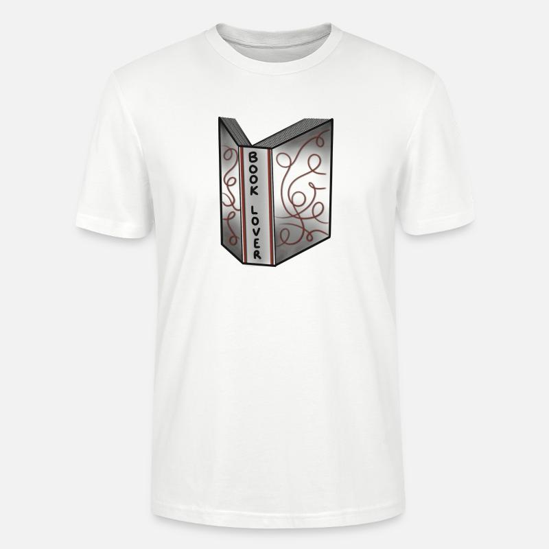 book lover - T-shirt bio CRAFTER Stanley Stella Unisexe - blanc