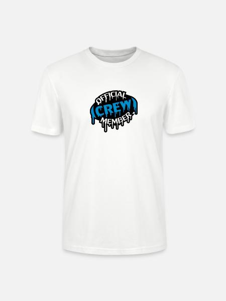 Official Crew Member Stamp - Stanley/Stella CRAFTER Unisex Organic T-Shirt - white