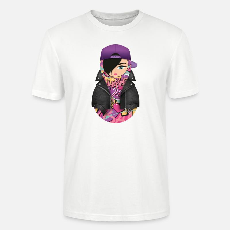 Matroschka Nova - Stanley/Stella Unisex Bio-T-Shirt CRAFTER - Weiß