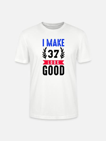 look good 37 - Stanley/Stella CRAFTER Unisex Organic T-Shirt - white