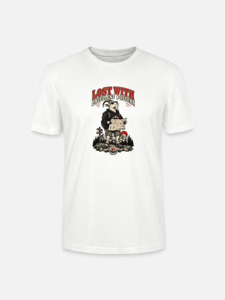 RobVibe Wildclub – Verlorene Bergziege - Stanley/Stella Unisex Bio-T-Shirt CRAFTER - Weiß