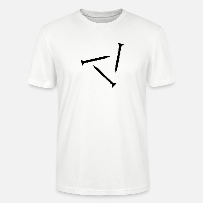Schraube - Stanley/Stella Unisex Bio-T-Shirt CRAFTER - Weiß