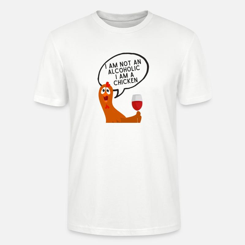 Chicken - Stanley/Stella Unisex Bio-T-Shirt CRAFTER - Weiß