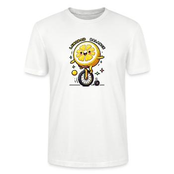 Lemon Aid - Stanley/Stella Unisex Bio-T-Shirt CRAFTER - Weiß - Vorne - Alina (178cm) & Michal (187cm)