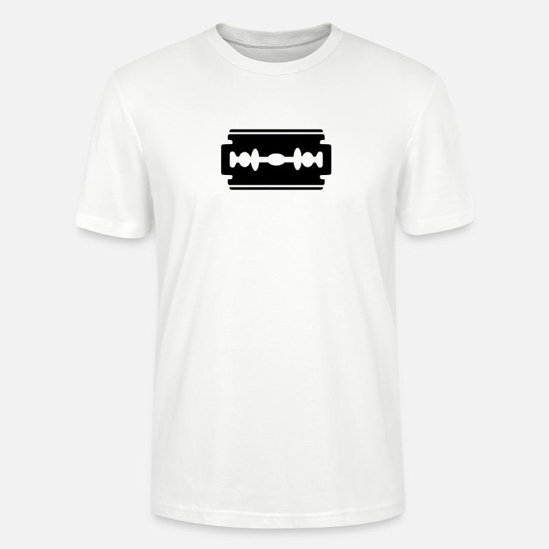 Rasierklinge - Stanley/Stella Unisex Bio-T-Shirt CRAFTER - Weiß