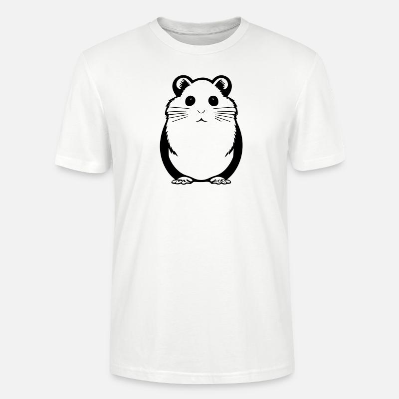 hamster - T-shirt bio CRAFTER Stanley Stella Unisexe - blanc