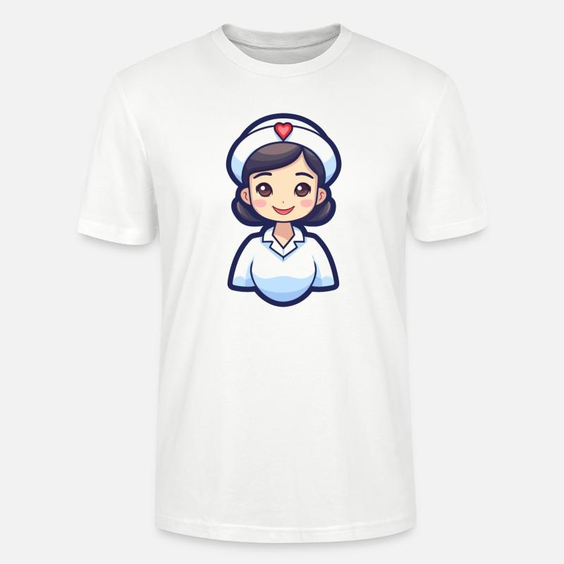 Krankenschwester - Stanley/Stella Unisex Bio-T-Shirt CRAFTER - Weiß