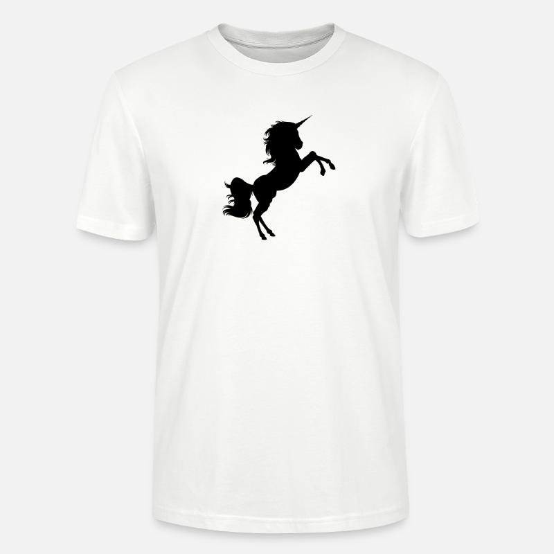 Wildes Einhorn - Stanley/Stella Unisex Bio-T-Shirt CRAFTER - Weiß