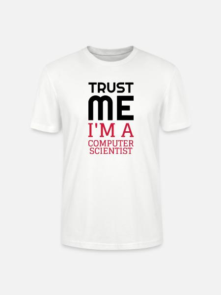 Computer / Informatiker / Aussenseiter / Ingenieur - Stanley/Stella Unisex Bio-T-Shirt CRAFTER - Weiß