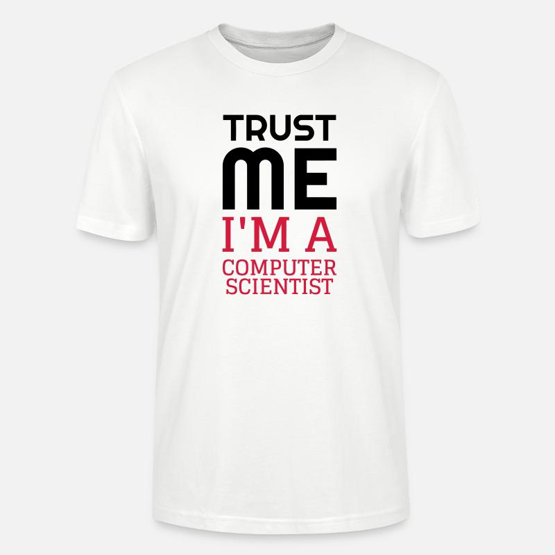 Computer / Informatiker / Aussenseiter / Ingenieur - Stanley/Stella Unisex Bio-T-Shirt CRAFTER - Weiß