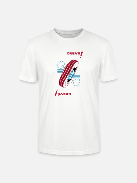 Tired! - Stanley/Stella CRAFTER Unisex Organic T-Shirt - white