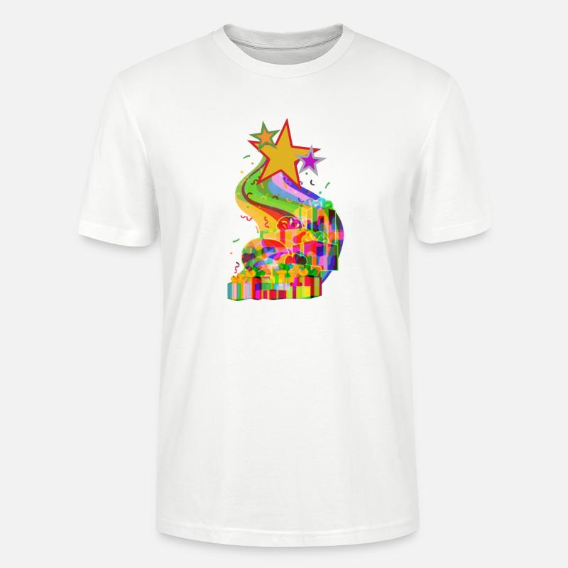 Weihnachtsgeschenke von den Sternen LGTB - Stanley/Stella Unisex Bio-T-Shirt CRAFTER - Weiß