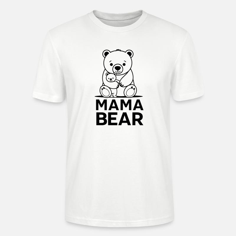 Bärenmama - Stanley/Stella Unisex Bio-T-Shirt CRAFTER - Weiß