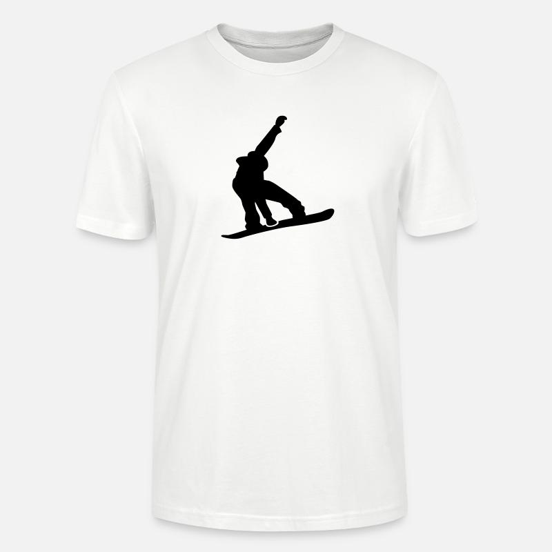 Snowboard - Stanley/Stella Unisex Bio-T-Shirt CRAFTER - Weiß