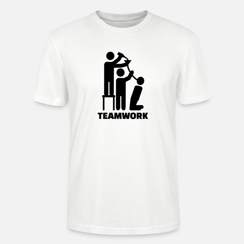Teamwork - T-shirt bio CRAFTER Stanley Stella Unisexe - blanc
