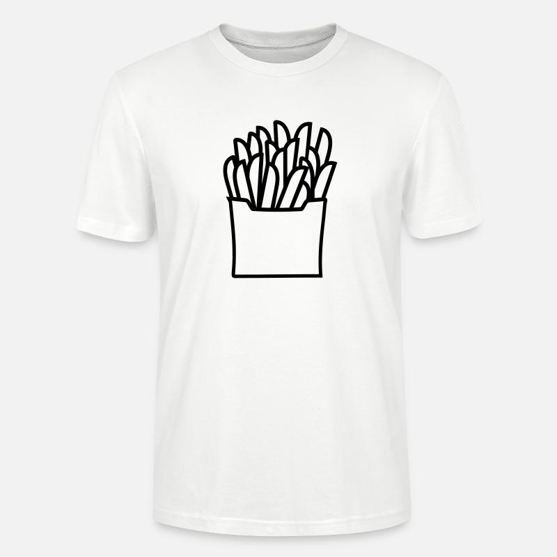 Pommes - Stanley/Stella Unisex Bio-T-Shirt CRAFTER - Weiß