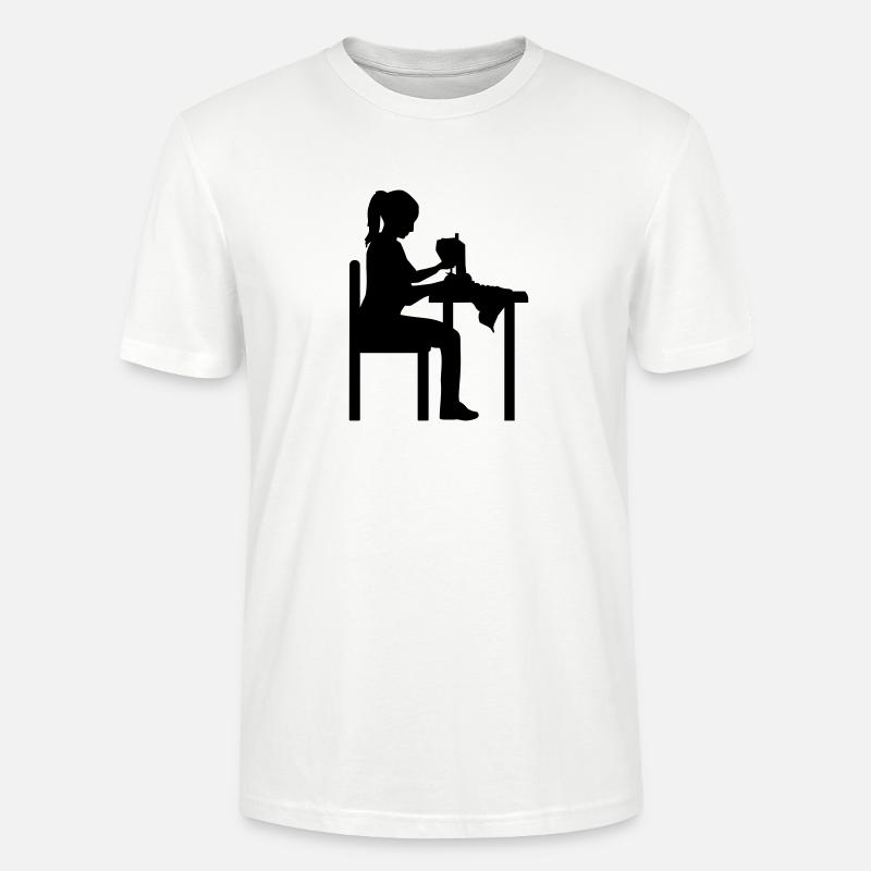 Nähen - Stanley/Stella Unisex Bio-T-Shirt CRAFTER - Weiß
