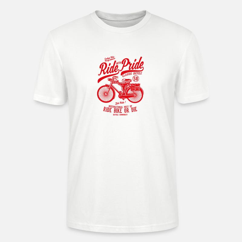 Ride With Pride2 - Stanley/Stella Unisex Bio-T-Shirt CRAFTER - Weiß