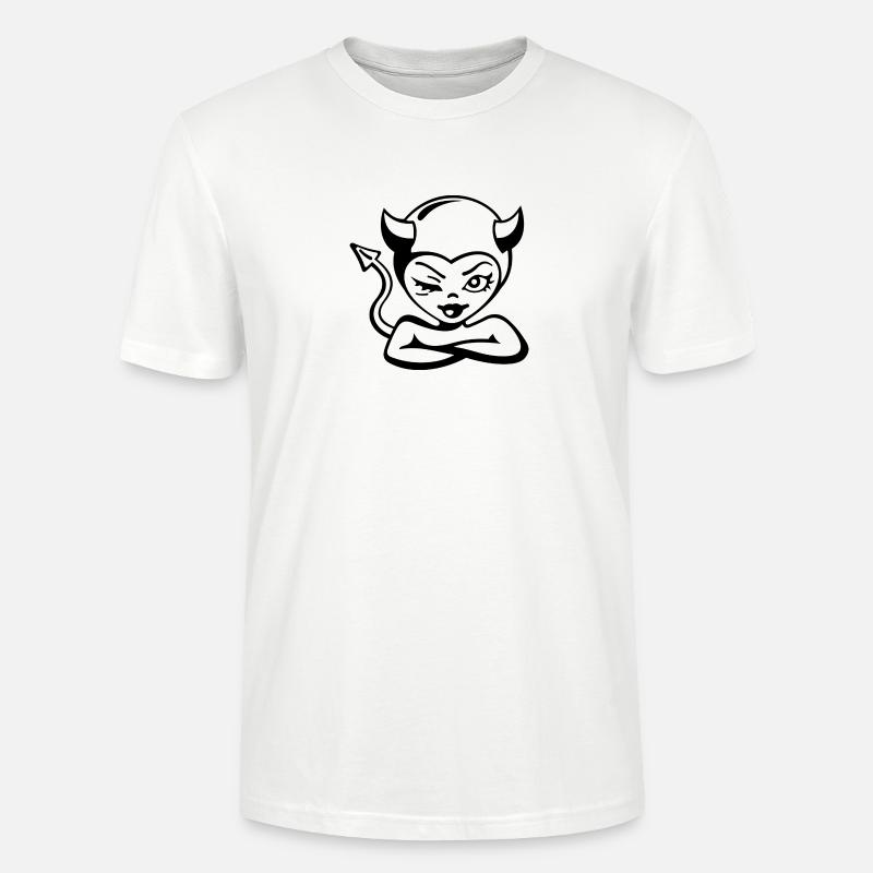 Little devil - Stanley/Stella CRAFTER Unisex Organic T-Shirt - white