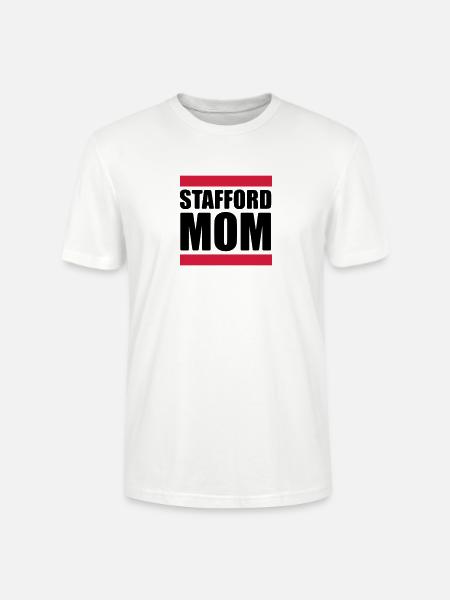 Stafford Mom - Stafford Dad - Dog - Hund - Hunde - Stanley/Stella Unisex Bio-T-Shirt CRAFTER - Weiß