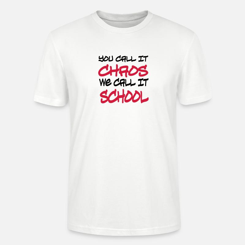 Schule - Stanley/Stella Unisex Bio-T-Shirt CRAFTER - Weiß