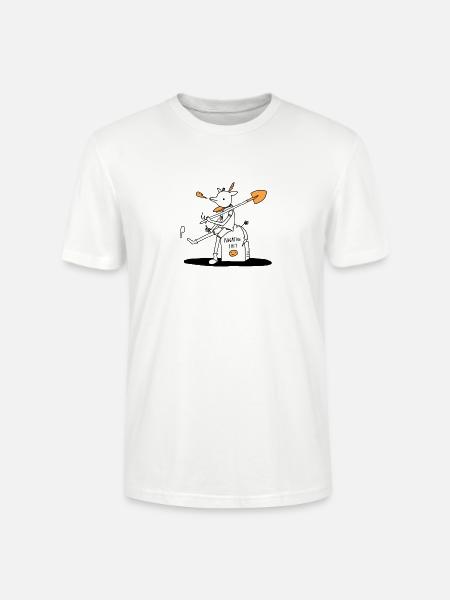 negative shit png - Stanley/Stella CRAFTER Unisex Organic T-Shirt - white