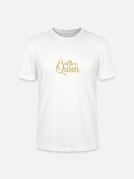 OFFICE QUEEN - Stanley/Stella Unisex Bio-T-Shirt CRAFTER - Weiß